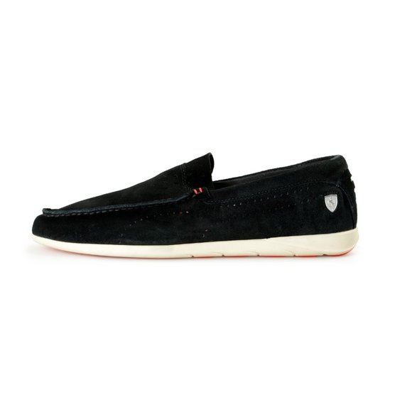 Puma X Scuderia Ferrari Men\'s Black Suede Leather Slip On Loafers Car Shoes main image 5